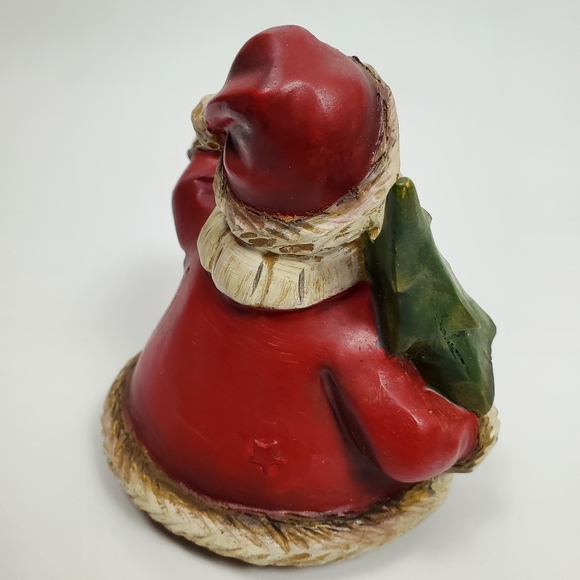 TII Collections Resin Santa Claus Figurine Candy Jar 5" Red Handcrafted Christma - Picture 4 of 7